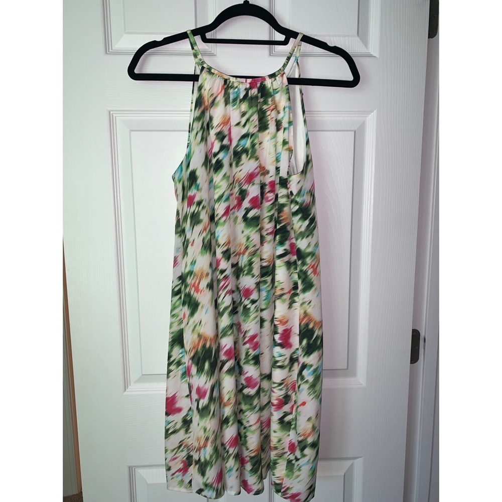 Color Splotch A-Line Dress